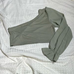 shein one shoulder top